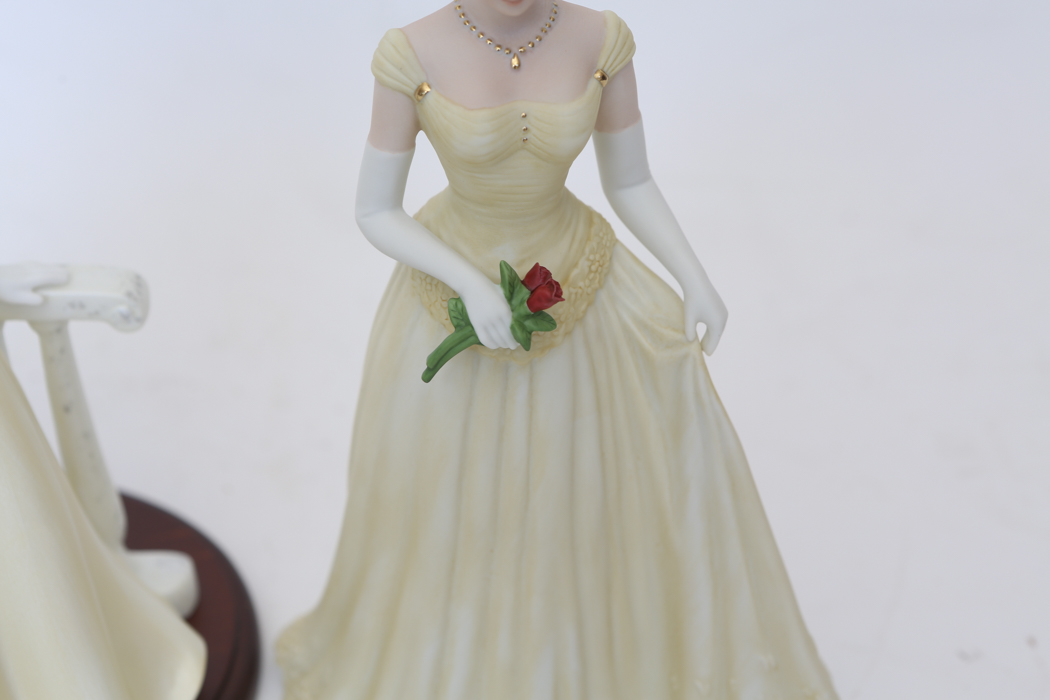 Home Interiors "Grace Patricia" and "Belle of the Ball" Figurines