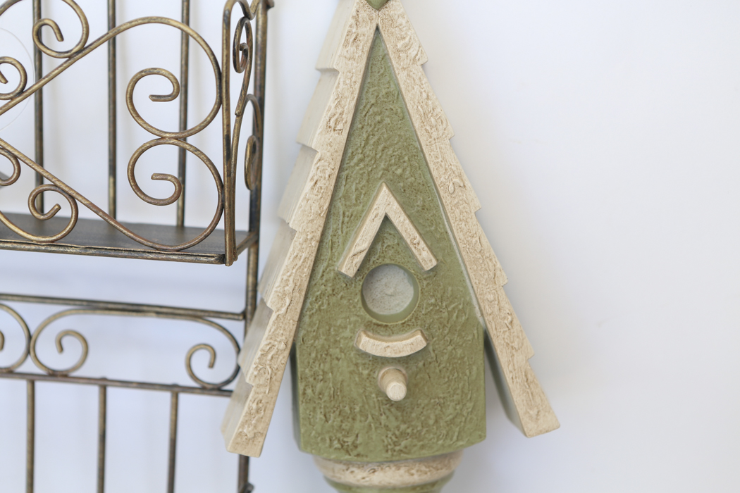 Metal Letter Holder and Bird House