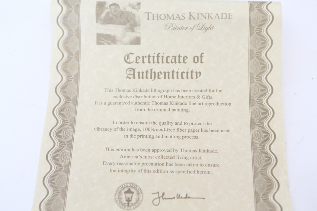 Offset Lithgograph after Thomas Kinkade