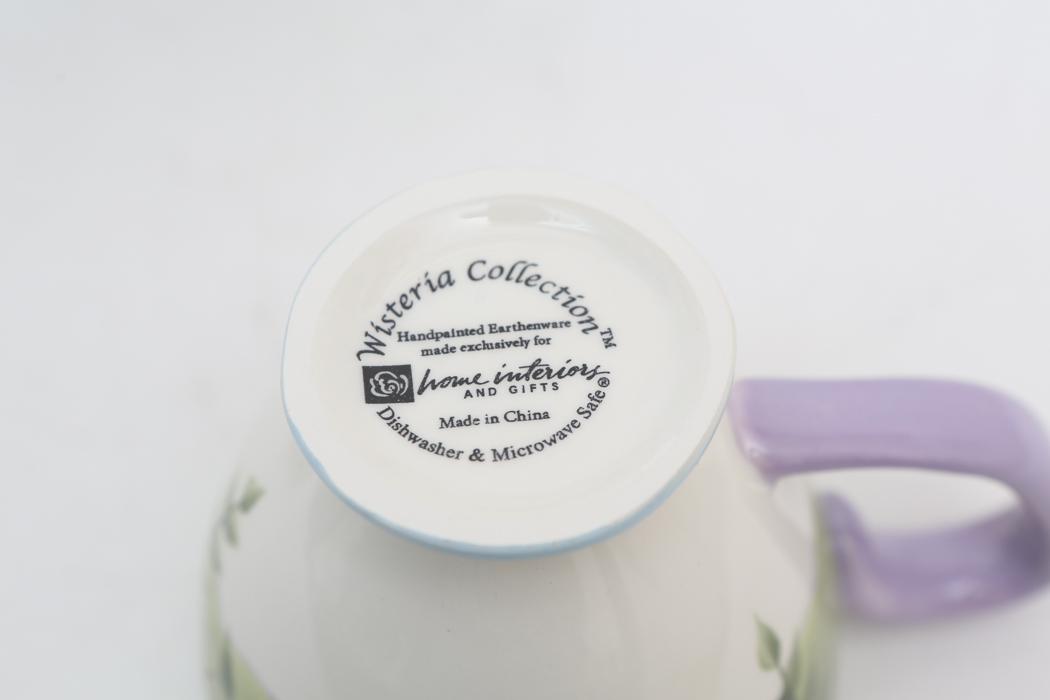 Wisteria Collection Tea Pot and Snack Tray