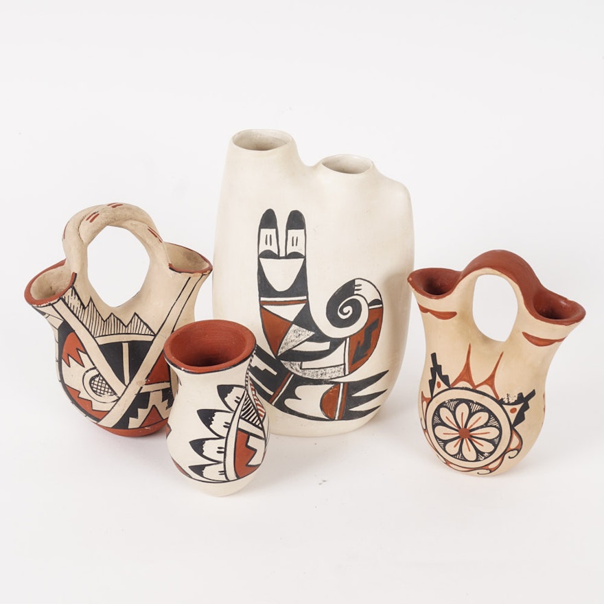 Signed Native American Pottery Collection