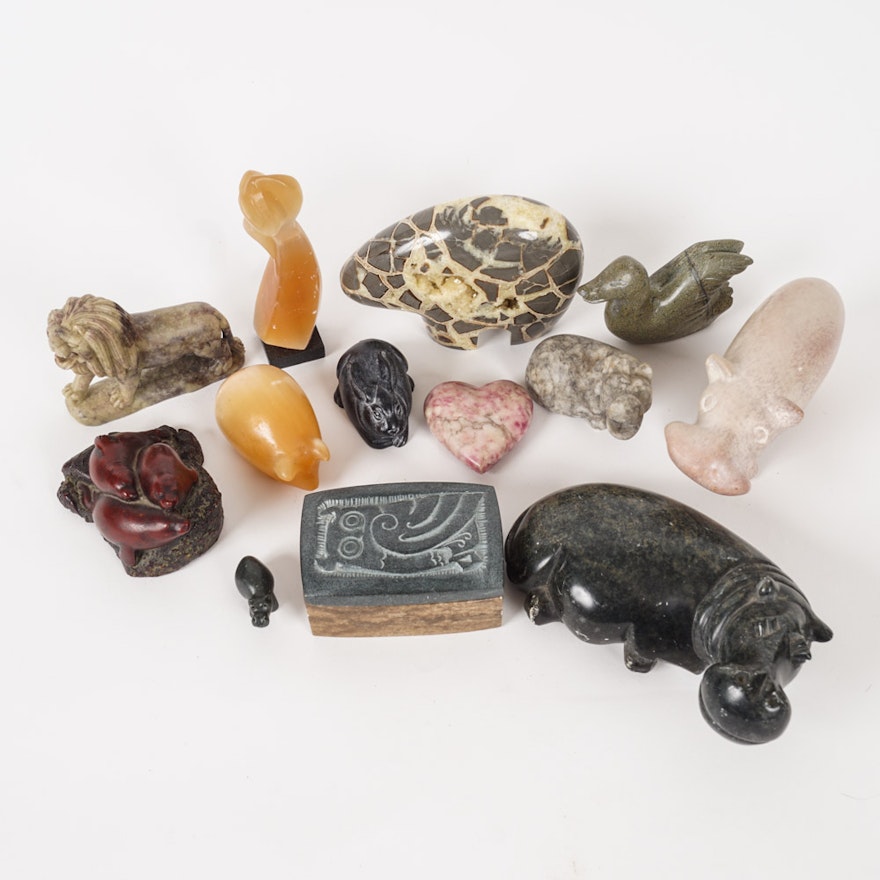 Selection of Stone Figurines