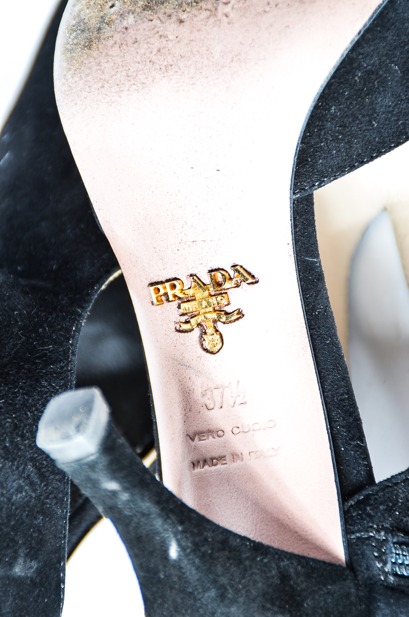 Prada Suede Heels