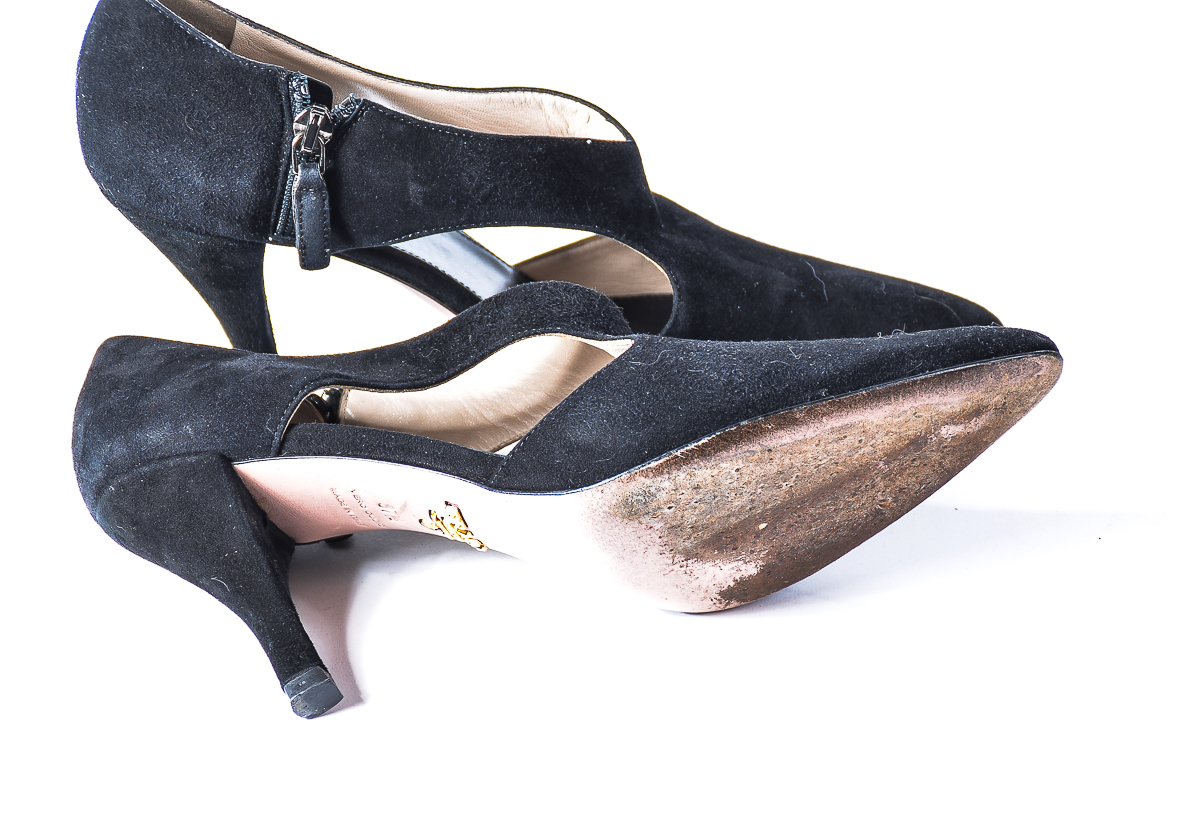 Prada Suede Heels