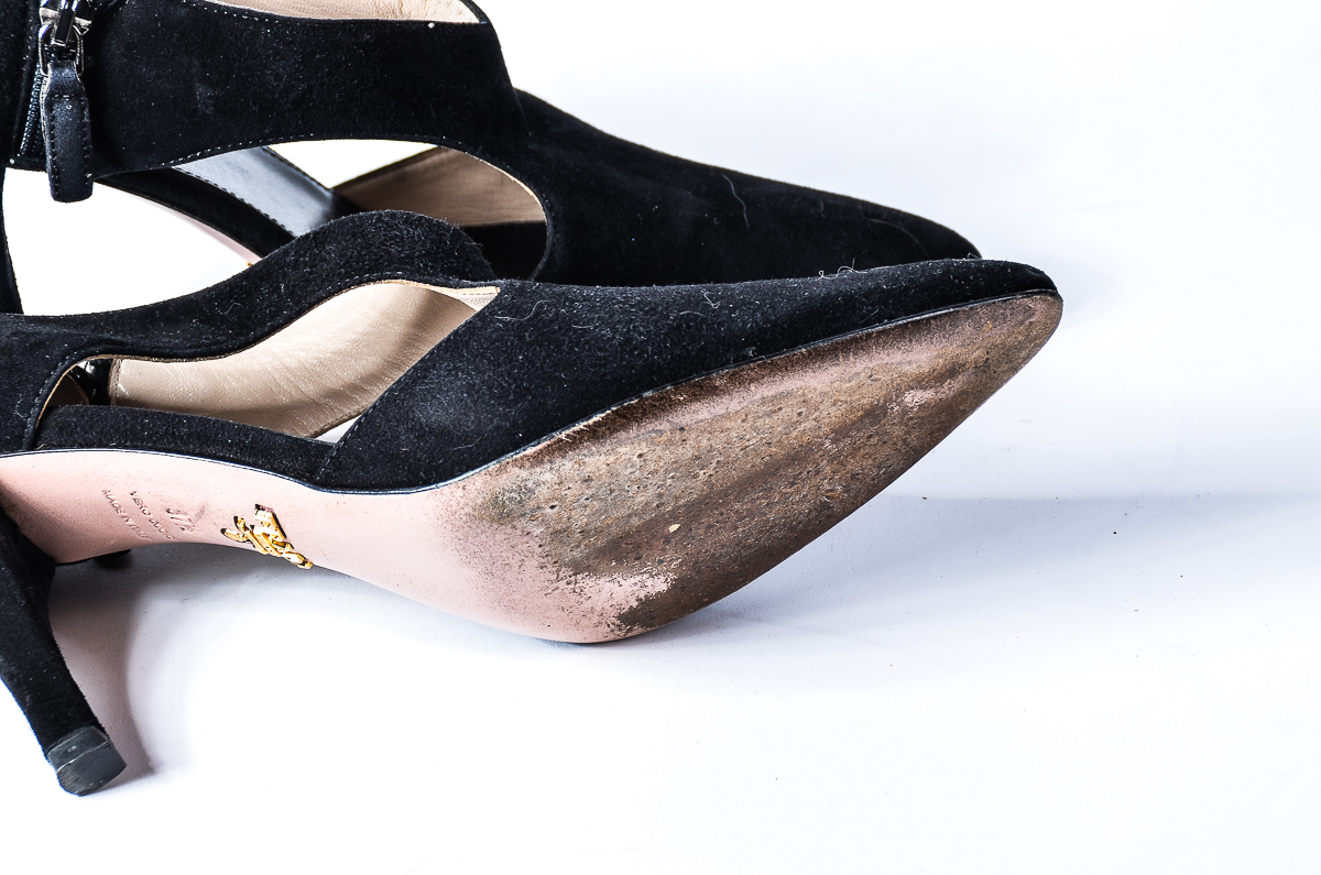 Prada Suede Heels