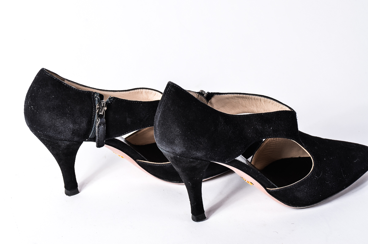 Prada Suede Heels