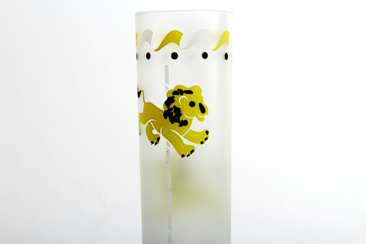 Libbey "Carousel" Frosted Iced Tea Glasses