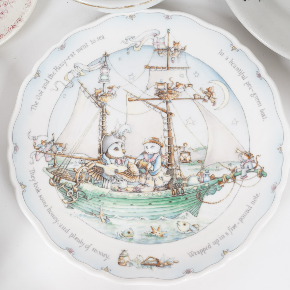 Variety of Vintage Children's Dishes