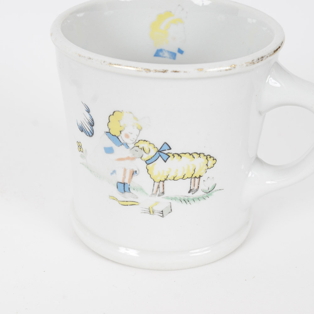 Variety of Vintage Children's Dishes