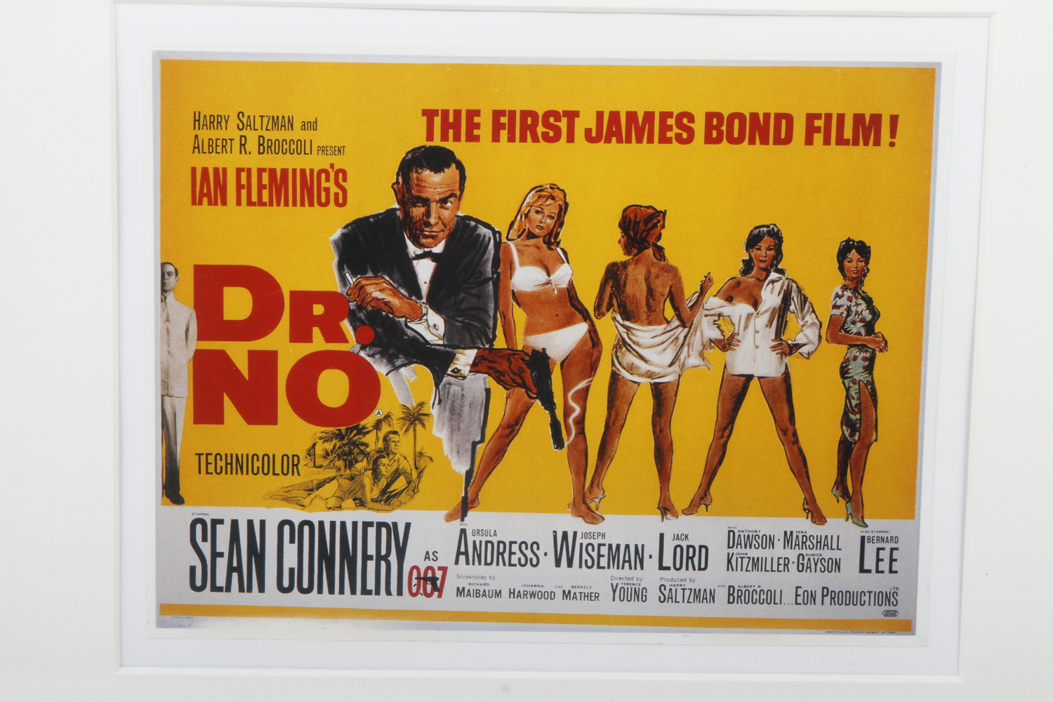 James Bond "Dr. No" Reproduction Film Poster