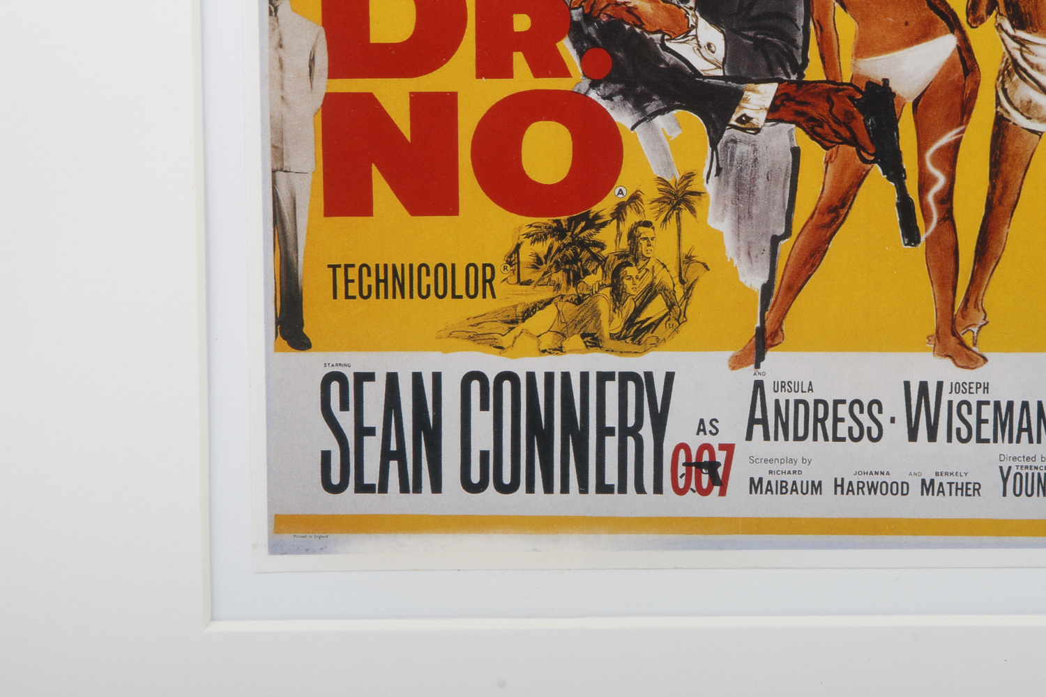 James Bond "Dr. No" Reproduction Film Poster