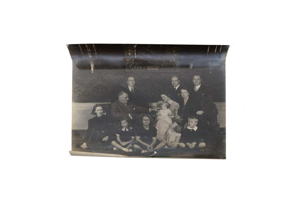 Photographic Poster of FDR and Family