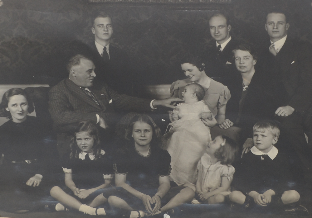 Photographic Poster of FDR and Family