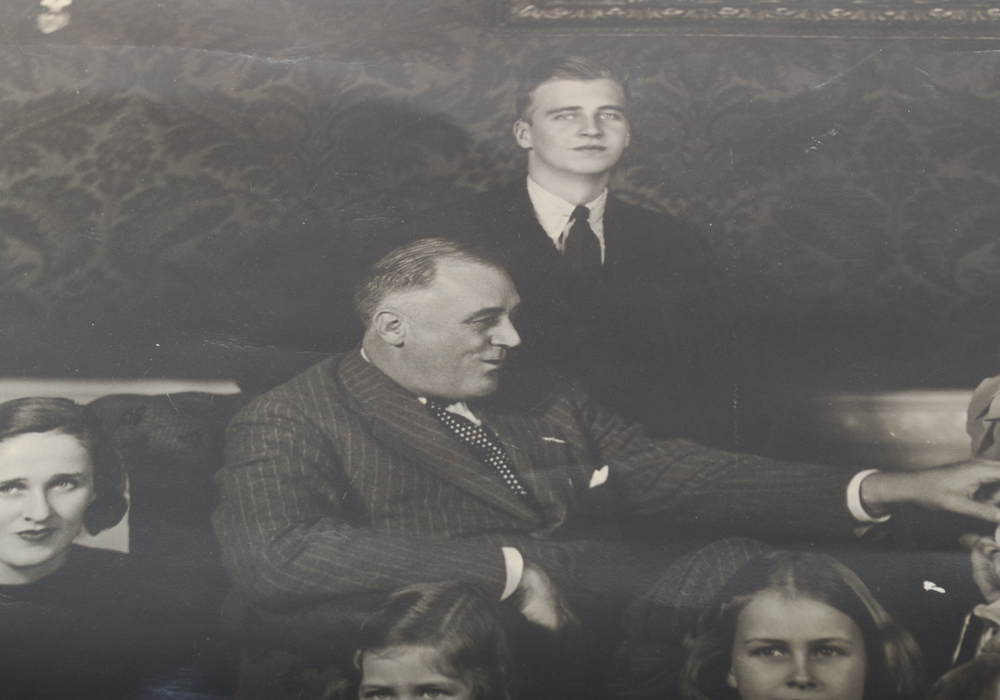 Photographic Poster of FDR and Family