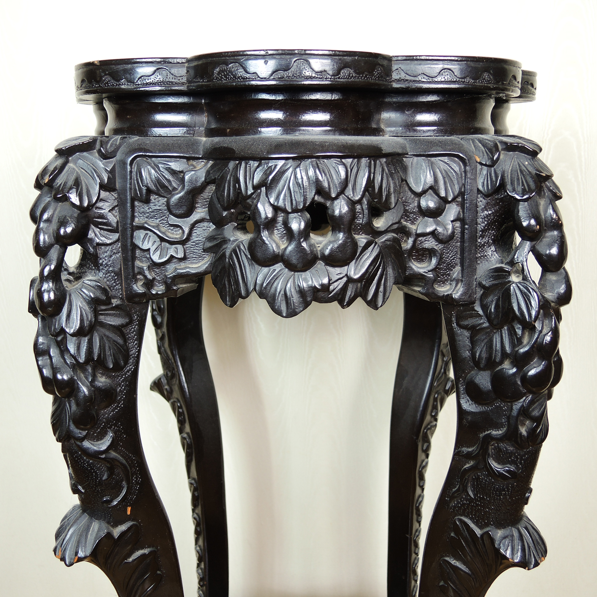 Antique Carved Display Stand