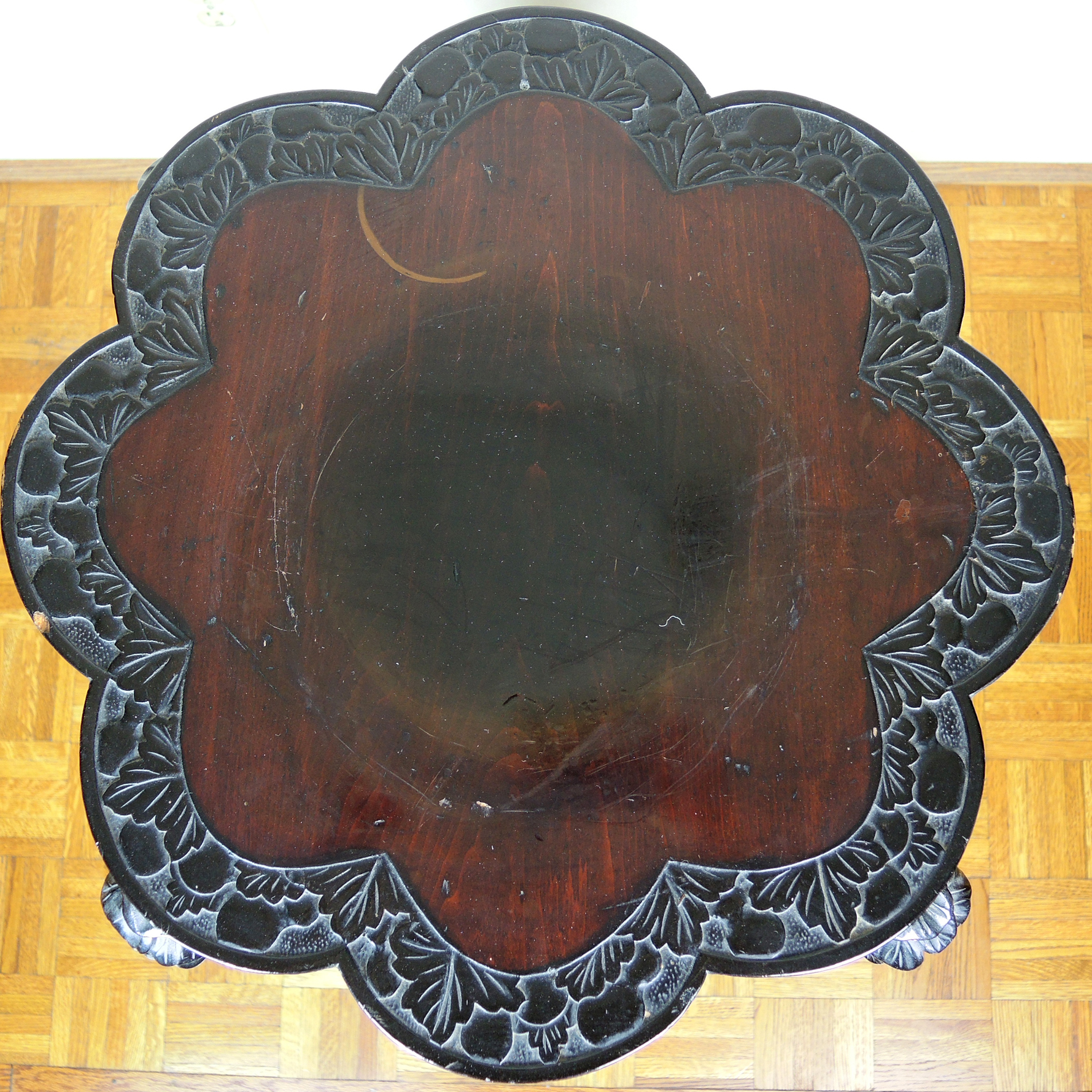 Antique Carved Display Stand