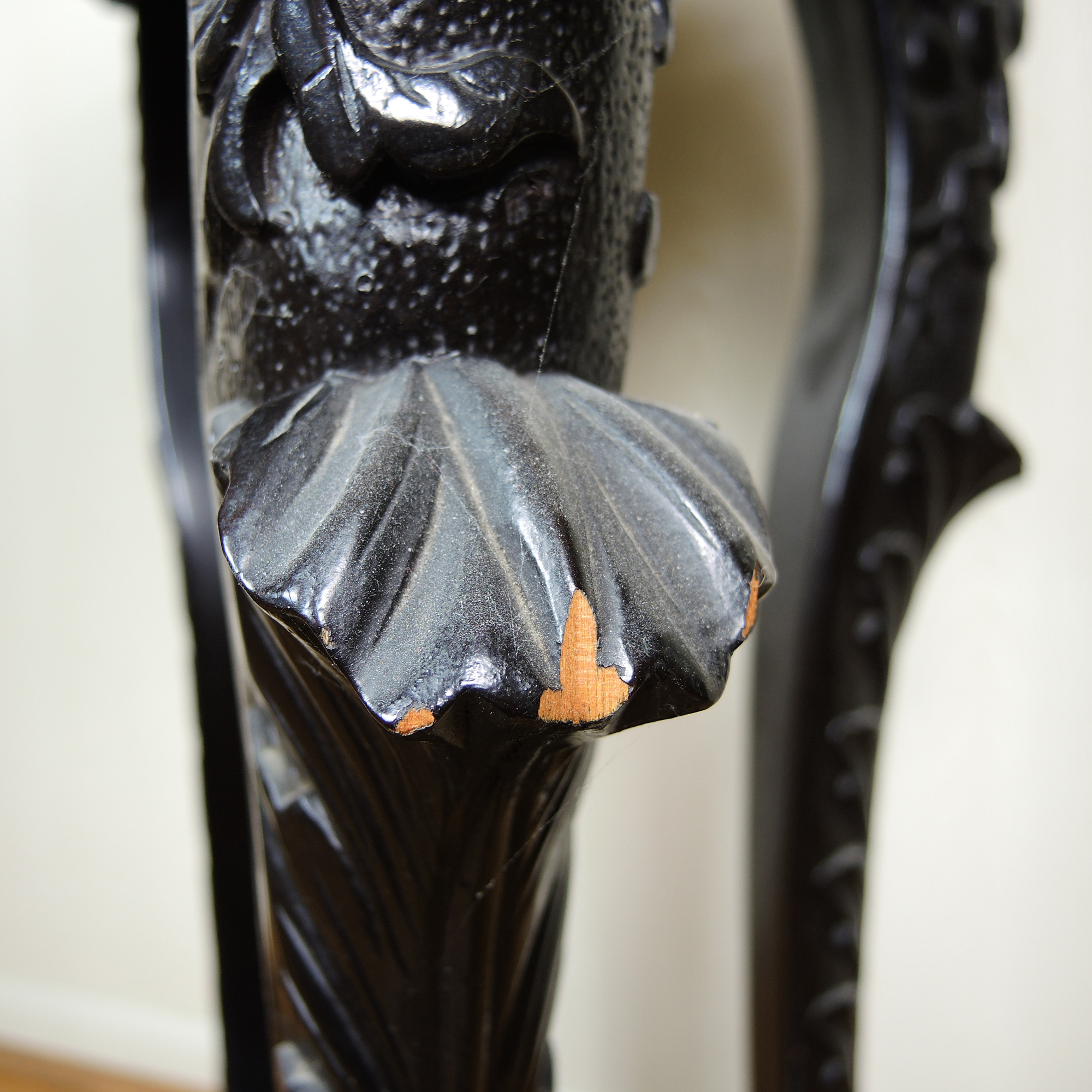 Antique Carved Display Stand