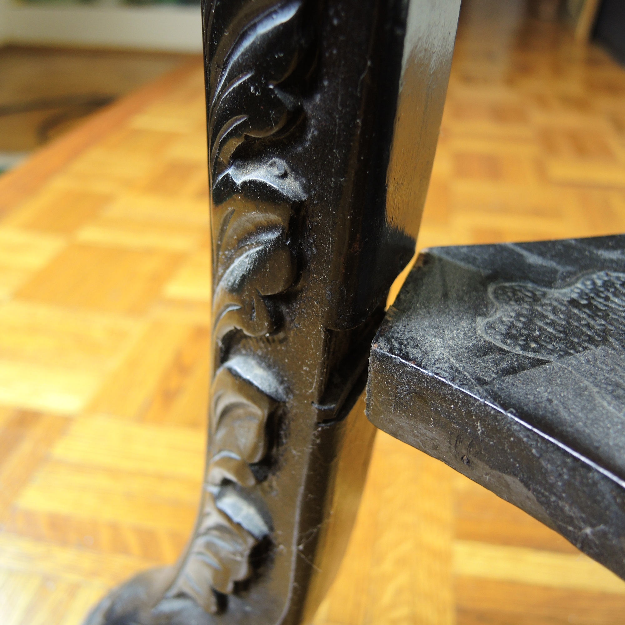 Antique Carved Display Stand