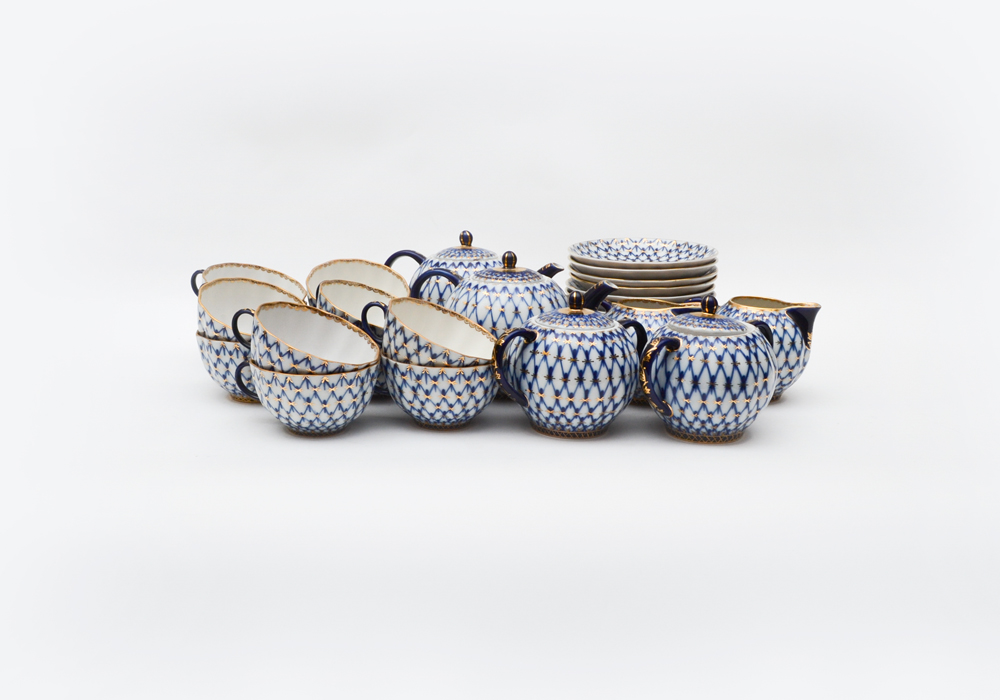 Imperial St. Petersburg Porcelain Tea Service Set