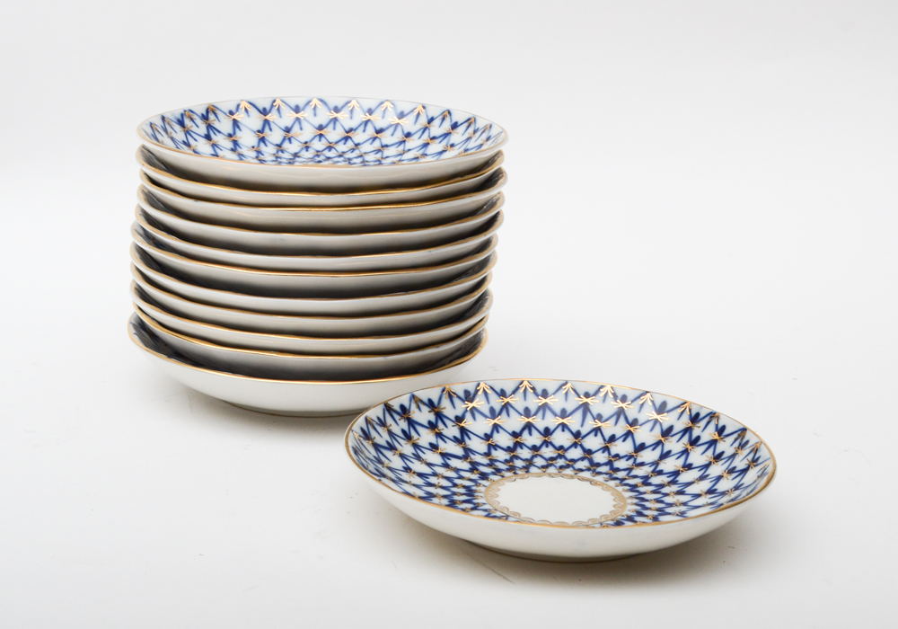 Imperial St. Petersburg Porcelain Tea Service Set