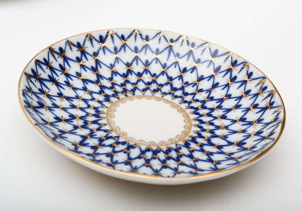 Imperial St. Petersburg Porcelain Tea Service Set