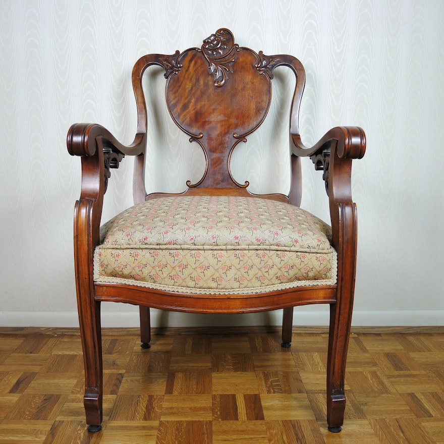 Carved Occasional Chair