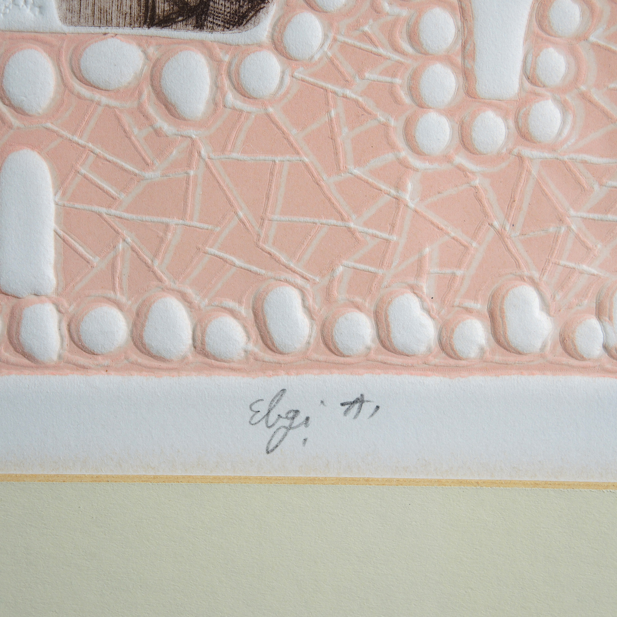 Amram Ebgi Artist Proof Etching "Jerusalem Gate II"