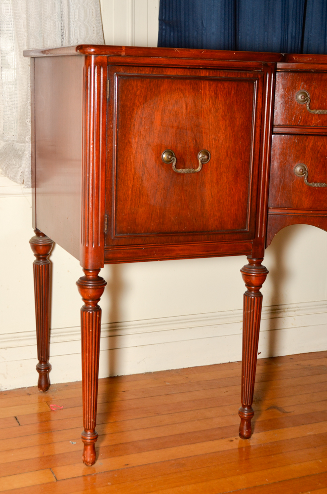 Vintage Sheraton Style Mahogany Sideboard