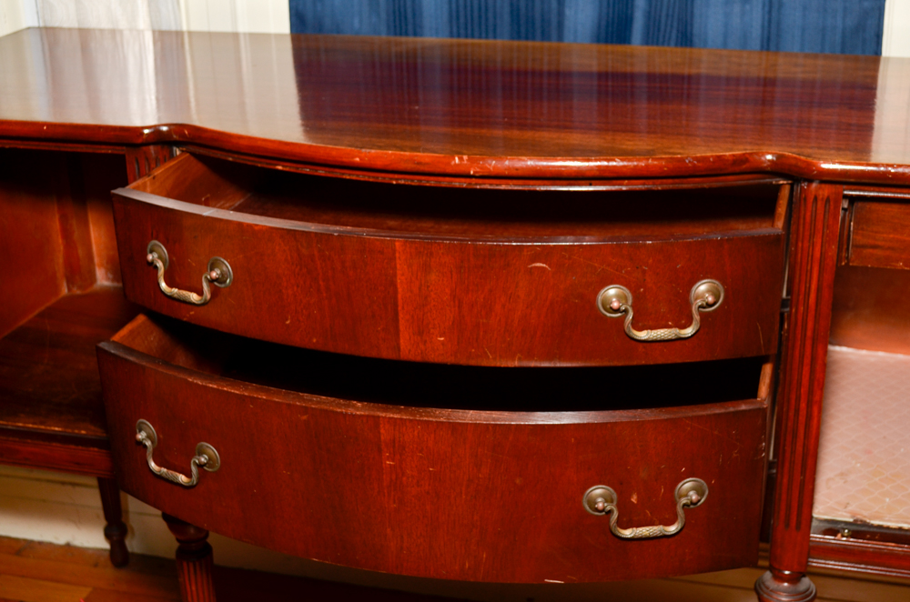 Vintage Sheraton Style Mahogany Sideboard