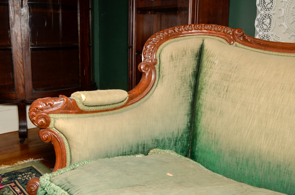 Vintage Rococo Revival Style Sofa