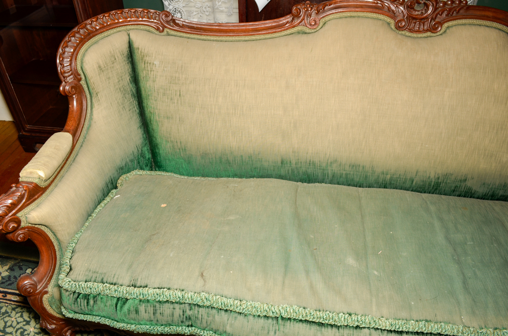 Vintage Rococo Revival Style Sofa