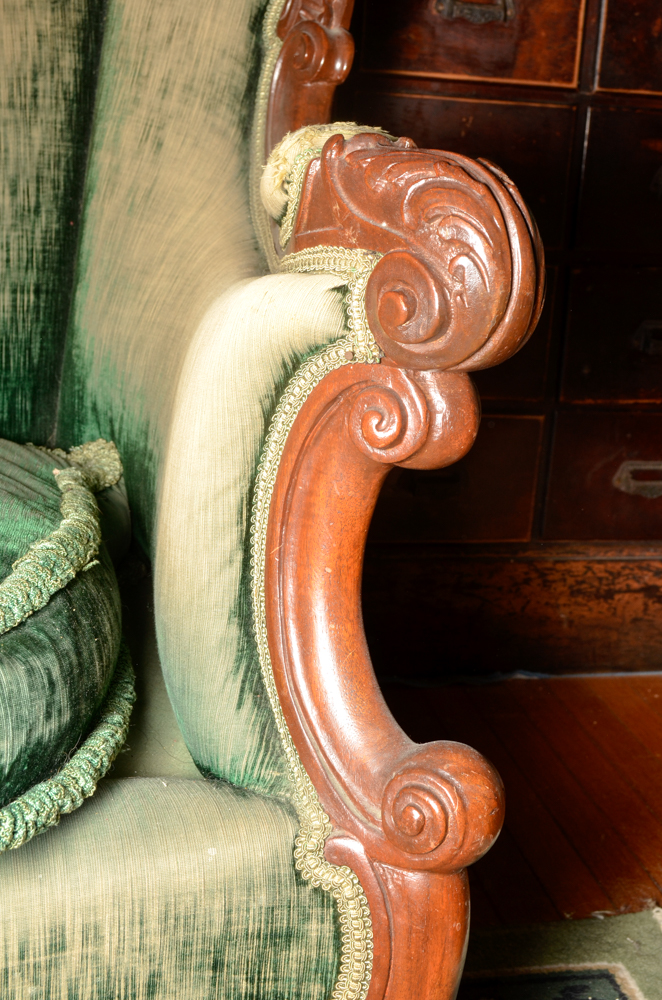 Vintage Rococo Revival Style Sofa