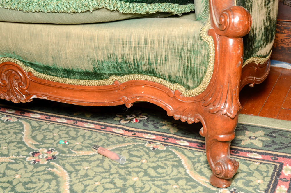 Vintage Rococo Revival Style Sofa