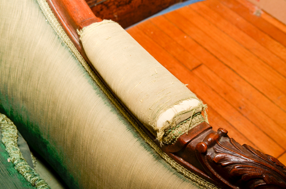 Vintage Rococo Revival Style Sofa