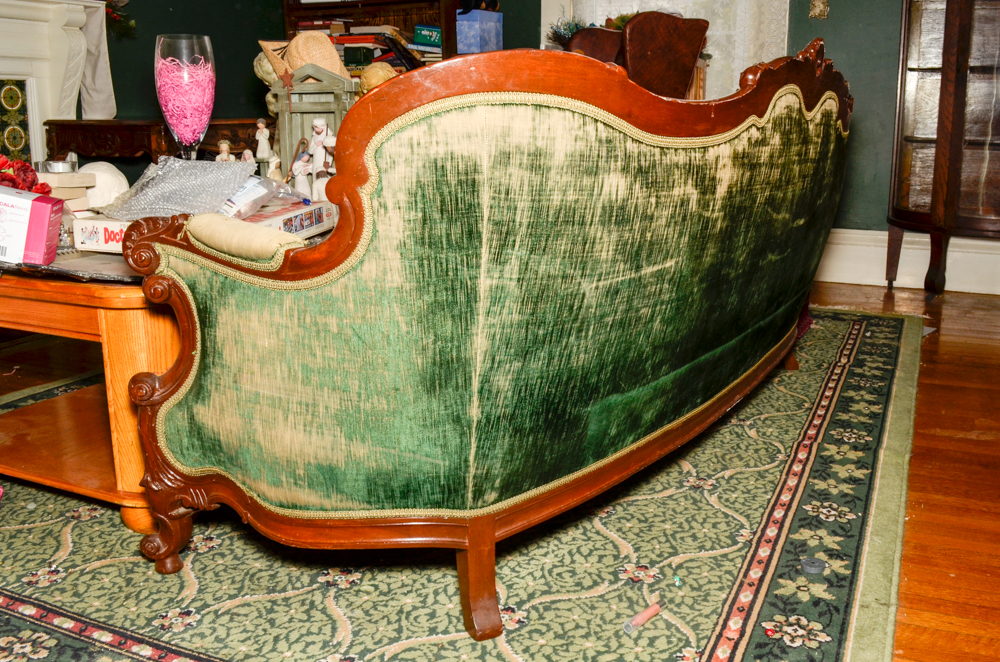 Vintage Rococo Revival Style Sofa