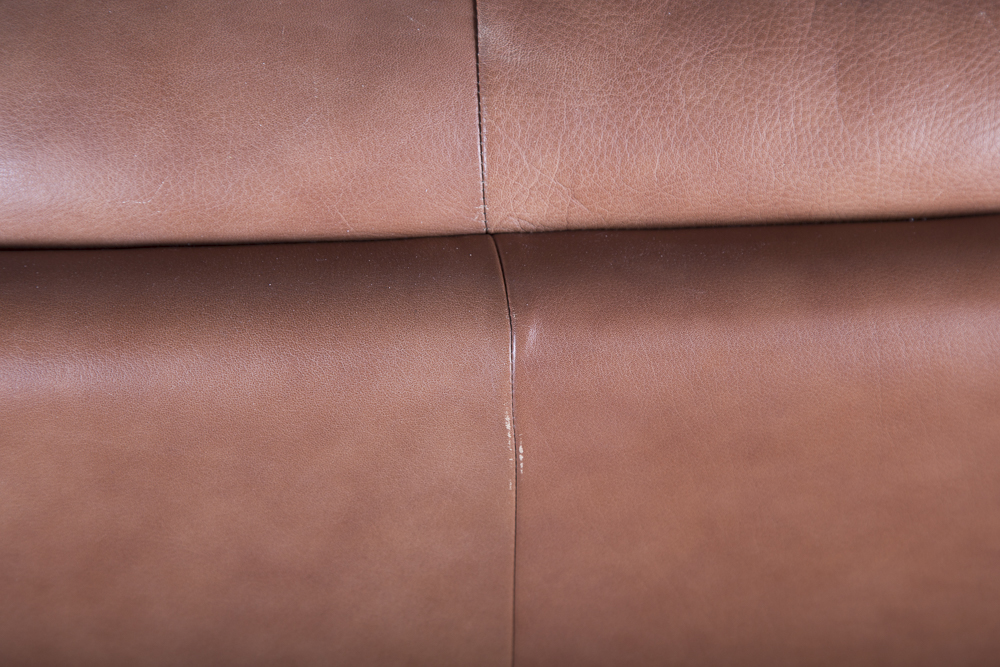 Saddle Brown Leather Armchair