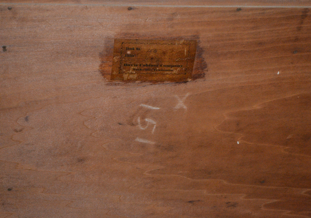 Davis Cabinet Company Dresser with Mirror