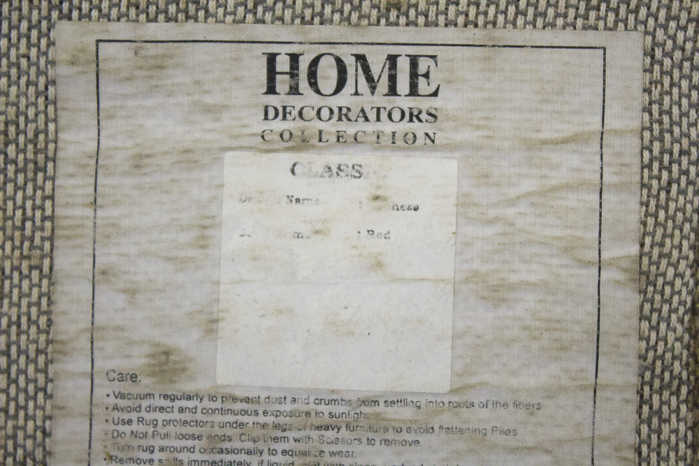 Tufted Home Decorators Floral Carpet Runner