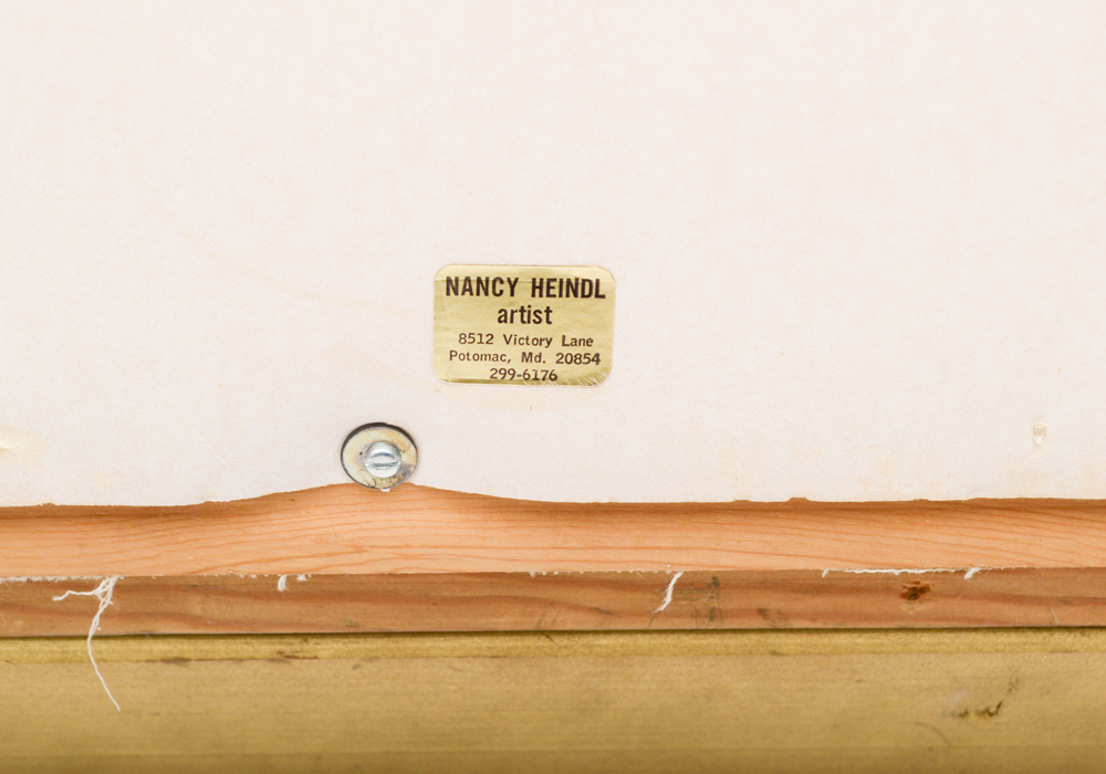 Nancy Heindl Signed Acrylic on Canvas "Pennsylvania Countryside"