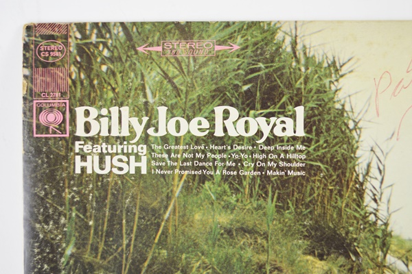 Signed Billy Joe Royal LP