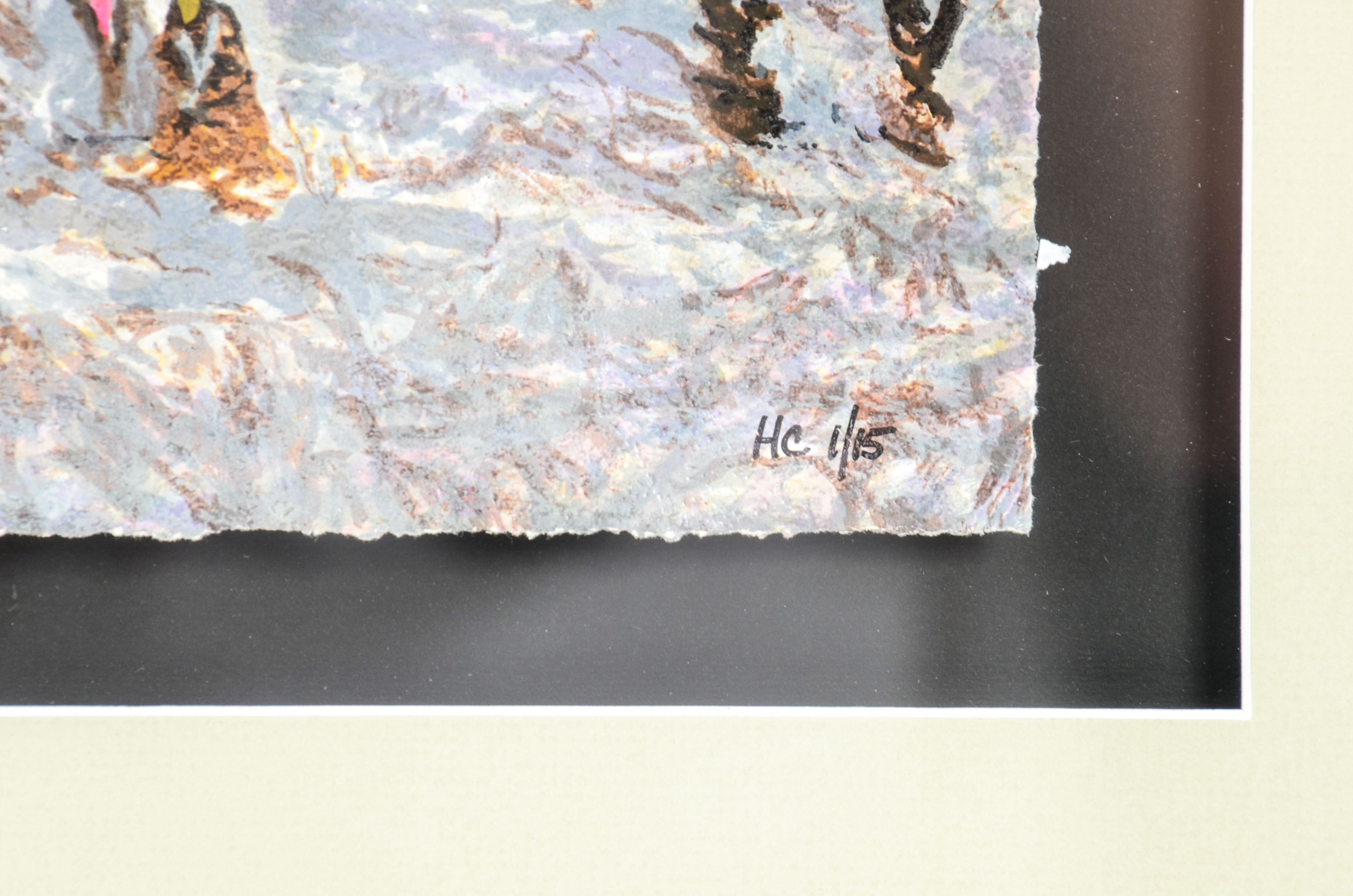 Anatole Krasnyansky Serigraph "Russia-Red Sunset"