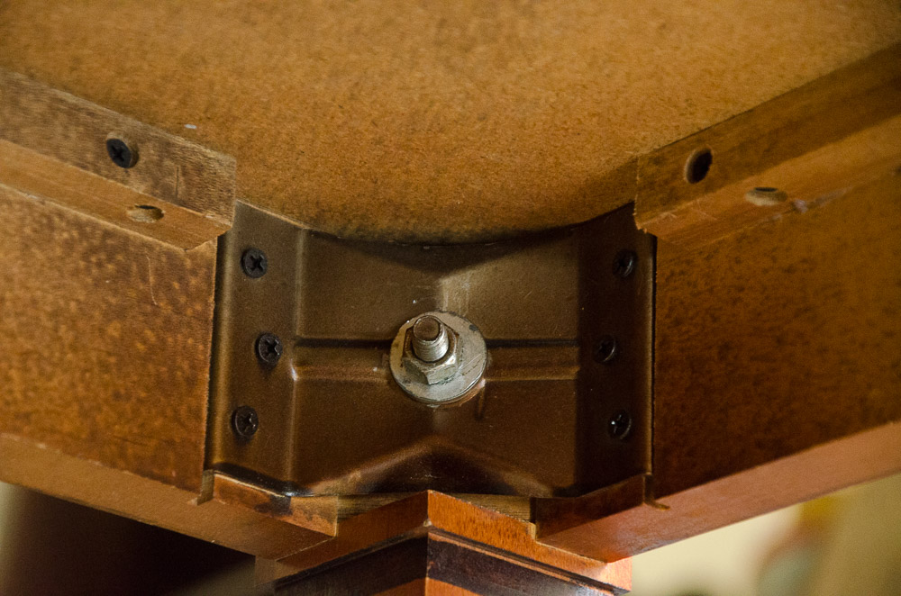 Paoli Whitmore Series Table Desk, Maple with Birds Eye Inlay