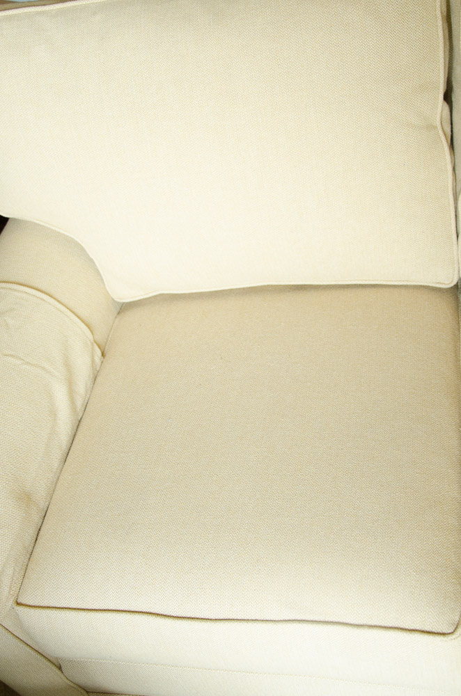 Ethan Allen Cream Colored Sofa