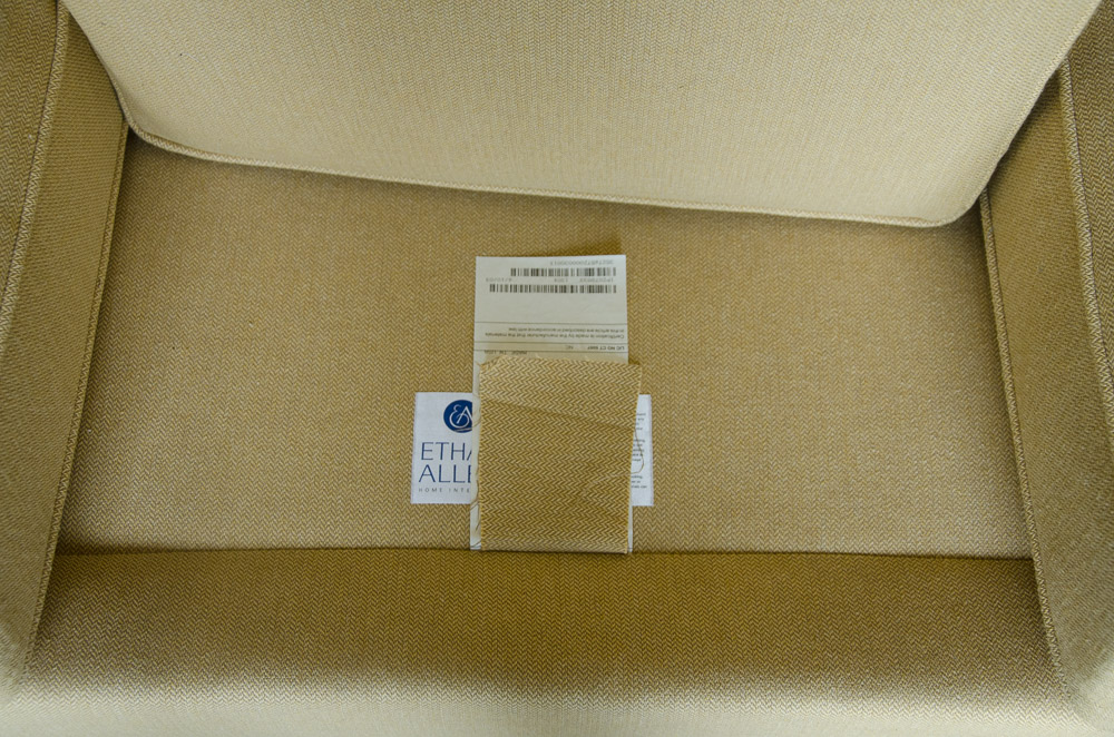 Ethan Allen Cream Colored Sofa