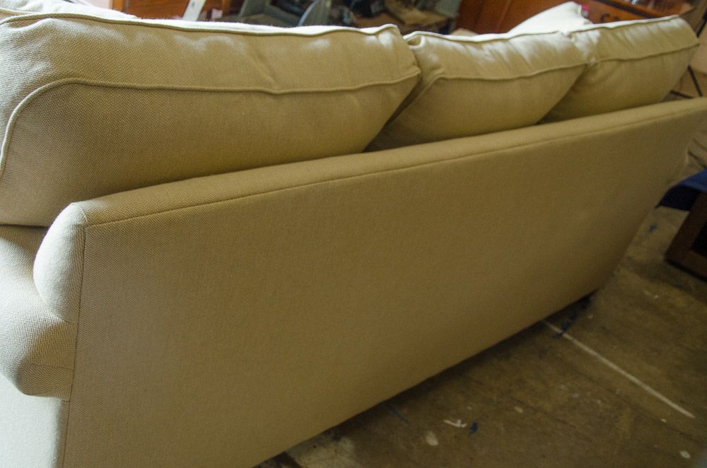 Ethan Allen Cream Colored Sofa