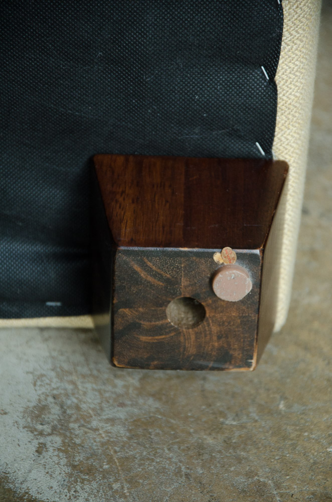 Ethan Allen Cream Colored Sofa