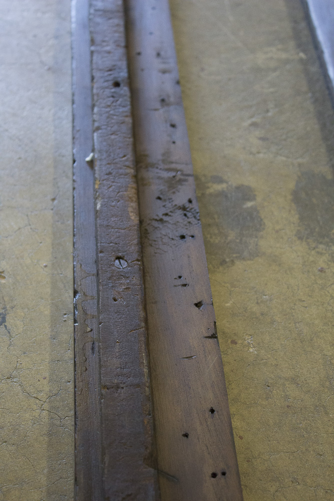 Antique Spindle Twin Bed Frame