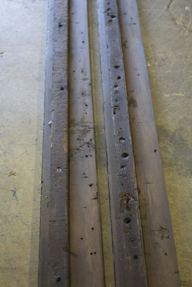 Antique Spindle Twin Bed Frame