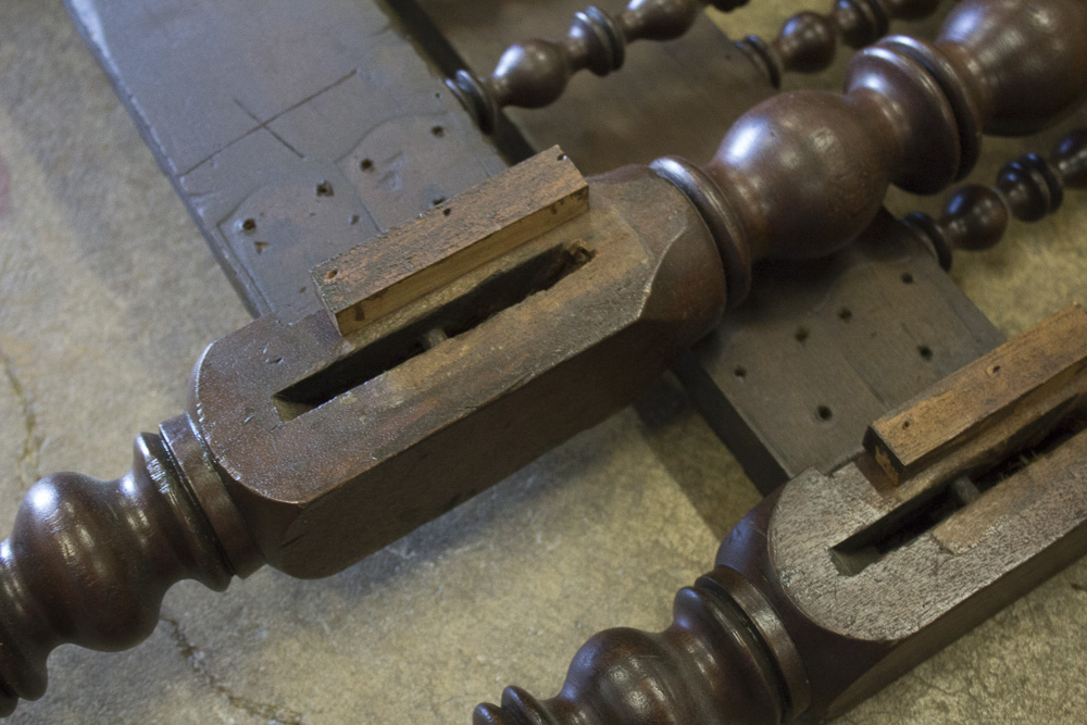 Antique Spindle Twin Bed Frame