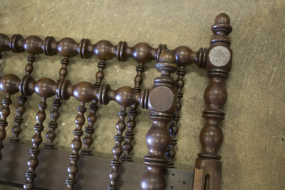 Antique Spindle Twin Bed Frame